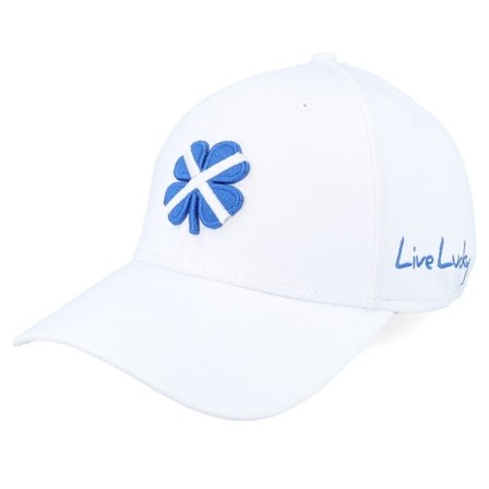 Black Clover - White flexfit Lippis - Scotland 1 White Flexfit @ Hatstore