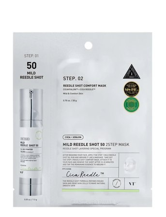 VT Cosmetics Mild Reedle Shot 50 2-Step Mask - Nude - 1 PC