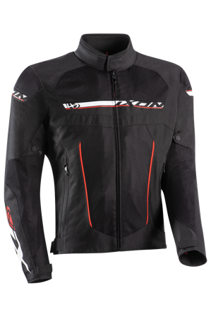 Ixon T-Rex MC Jacket Black/White/Red M