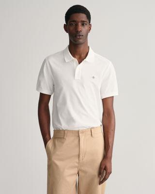 GANT - Klassisk piquéskjorte i regular fit - Herre - L