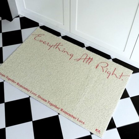 Tålig PVC Loop Mat Vattenresistent Halkfri Trim Dörrmatta Inomhus Utomhus Matta