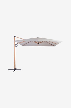 NORDFORM - Riippuva aurinkovarjo 3x3 m - Beige - Auringonvarjot - - Homeroom