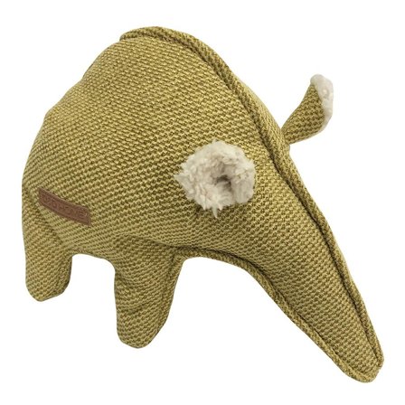 D&D D&D Maursluker i Chenille, Gul - 18cm