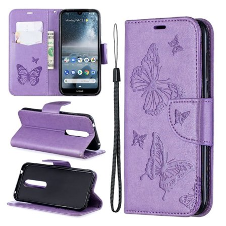 Butterfly Nokia 4.2 kotelot - Violetti
