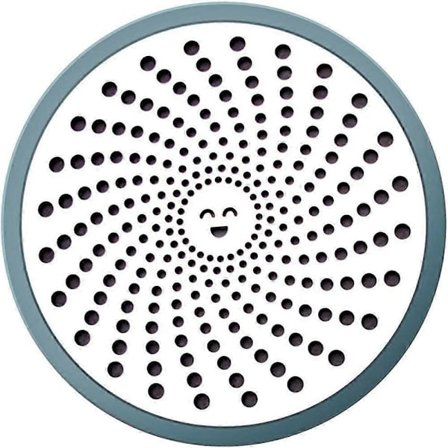 1 afløbsristprop, hårfanger, godt greb, let at rengøre, hårfilter i rustfrit stål