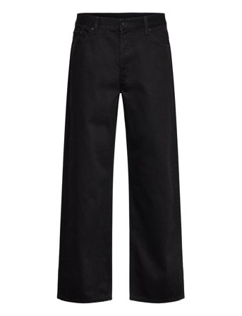 Weekday Sphere Low Rise Loose Straight Leg Jeans - Black - 36 x 32