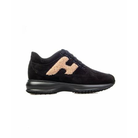 Hogan, Interactive Hxw 00N0S360Oha 4Z89 sneakers Zwart, Dames, Maat:37 EU,suede
