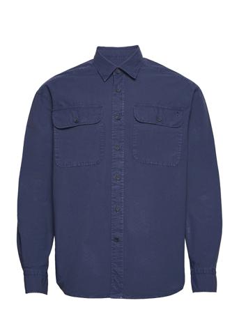 Jeremy Relaxed Shirt Blue Morris