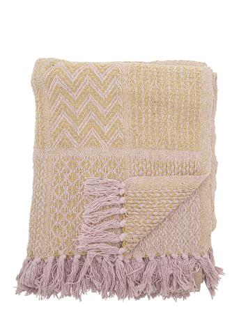Rodion Throw Home Textiles Cushions & Blankets Blankets & Throws Beige Bloomingville