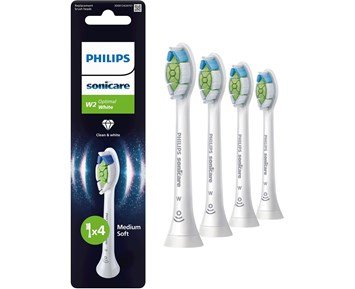 Philips-Sonicare Brushhead W2, 4 pack, White-Philips Sonicare børstehoder for hvitere tenner, 4-pk-Oral care-Tannbørstehoder