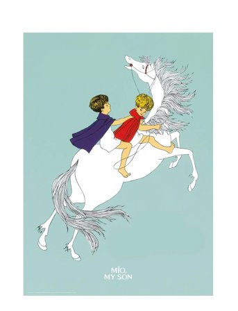 Poster & Frame Astrid Lindgren - On Horse Back - Mio My Son - Multi/patterned - 50X70CM