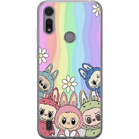 Yhteensopiva Puhelinkuori Motorola Motorola Moto E6i Regnbage