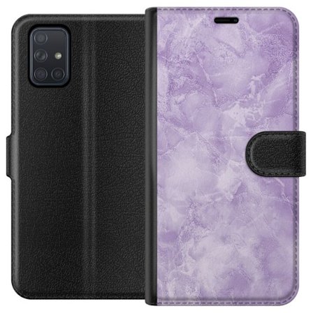 Kompatibelt Plånboksfodral till Samsung Samsung Galaxy A71 Marmor