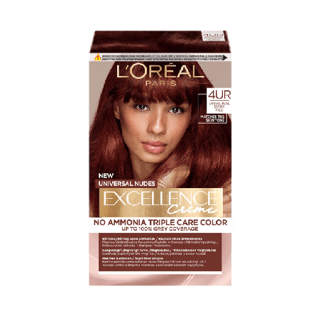 L'Oréal Paris Excellence Universal Nudes 4U Brown Hårfärg Unisex Röd 1 ST