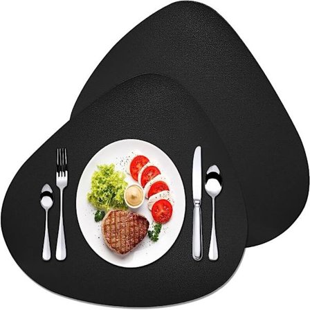 2 st Läder Servis Mat Isolerad Läder Servis 2 ST 2