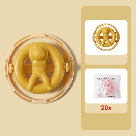 Vaskemaskine Hårfilter Hårfjerningspose GUL