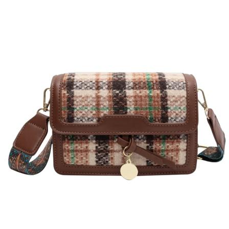 CDQ Lille messenger-taske til kvinder. Ny modetaske i polyester