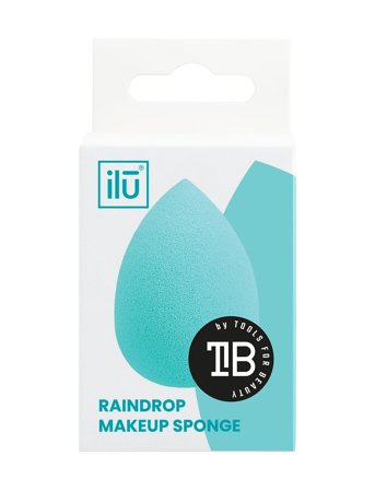 ILU Ilu Sponge Raindrop Turquoise - Nude - ONE SIZE