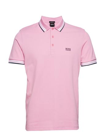 Paddy Polos Short-sleeved Vaaleanpunainen BOSS