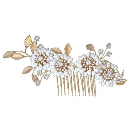 Hiuskoriste Häämorsian Häähiuskoriste Strass-hiusneula Morsiuskampa Kukka Vintage-hiusklipsi