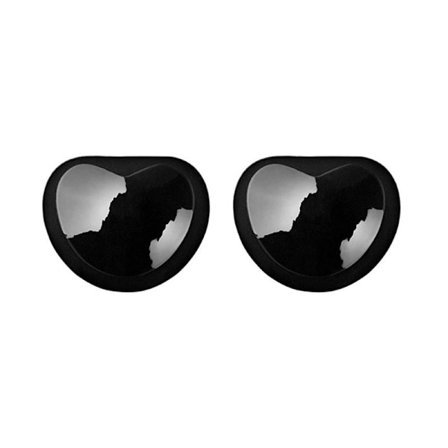 BH-inlägg - Hjärtformade push up-kuddar för behå - Svart