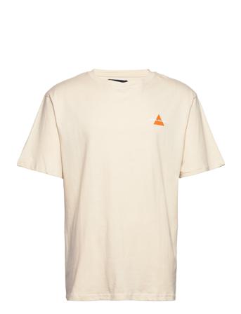Dpexpedition Printed Boxy T-Shirt T-shirts Short-sleeved Creme Denim Project