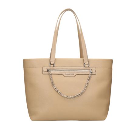 Michael Kors Shoulder Väska brun, Dam Axelremsväskor, Dam, Storlek: ONE SIZE