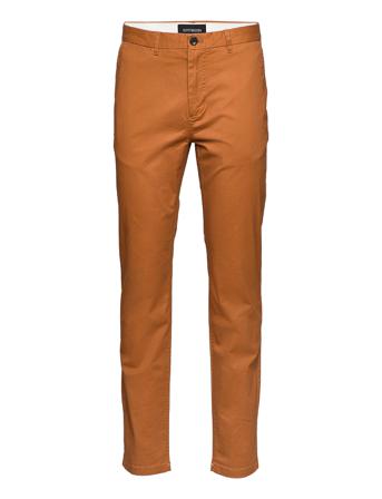 Stuart- Classic Twill Chino Brown Scotch & Soda