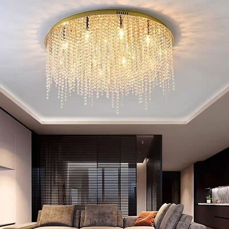 LED-kattovalaisin 60 cm, lyhty, upotettu, metalli, 220-240v