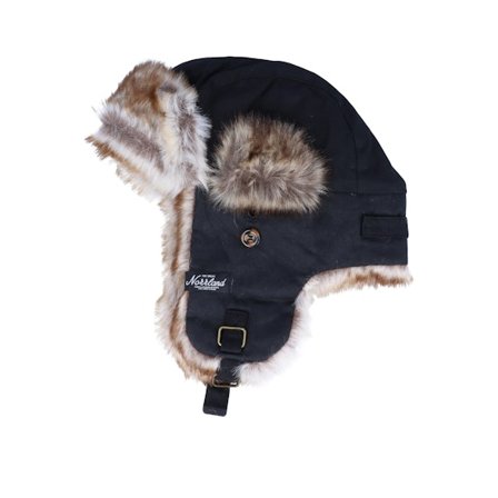SQRTN - Noir trapper Bonnet - TGN Black Trapper @ Hatstore