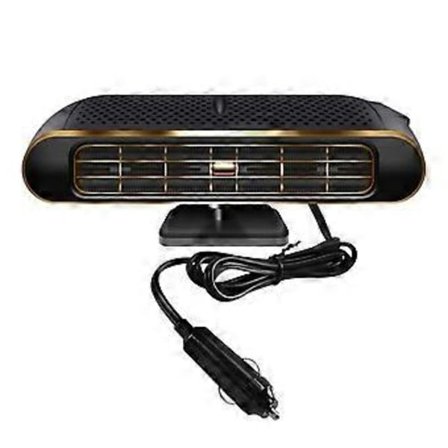 Effektive 12V Bilvarme Tilbehør, Mini Bærbar Forrudeafrimer med Justerbare Vinkler til Koldt Vintervejr