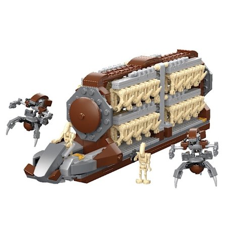 MOC2104 Andesoldat Transporter Tropp Angrepsmaskin Destroyer Robot Monteringsleketøy Pose