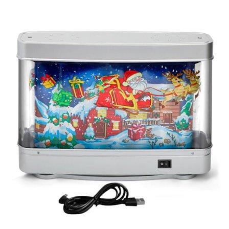 USB-akvaariovalo akvaariokoriste yö virtuaalinen dynaaminen LED-pöytävalaisin söpö makuuhuoneen sisustus joululahja