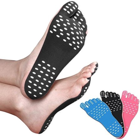 Selvklæbende såler / Barfodssåler - Til dig der går barfodet MultiColor S