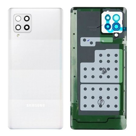 Batterikapacitet - Samsung - Galaxy A42 5G - Vit - Reservdel - Inbyggt lim