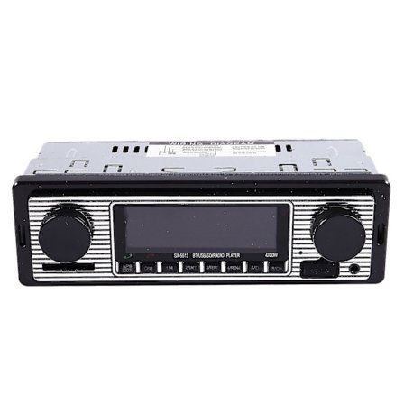 Bluetooth Vintage Bilradio Mp3 Afspiller Stereo Usb Aux Klassisk Bilstereo Lyd
