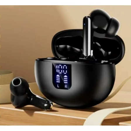 X500 langattomat Bluetooth-kuulokkeet - 30 tunnin akunkesto, ANC, ENC, BT 5.3 musta[JSR]