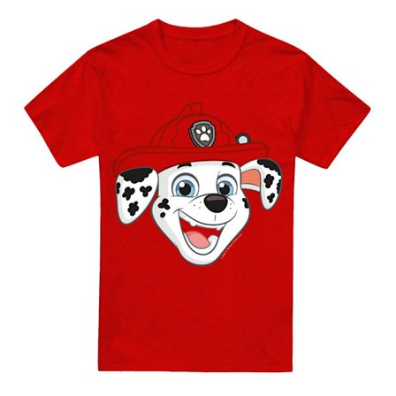 Paw Patrol Unisex Vuxen Grin Marshall T-Shirt XXL Röd