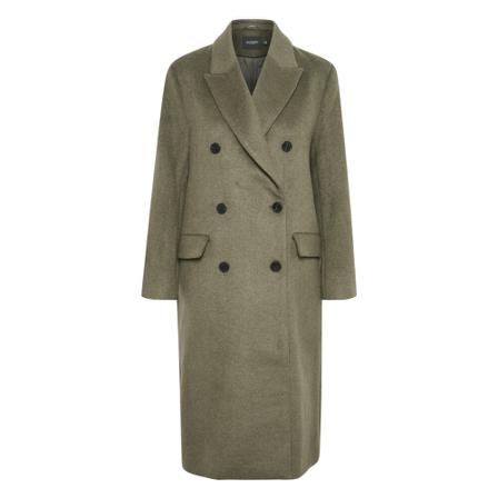 Soaked in Luxury, SLFaria Coat Groen, Dames, Maat:M