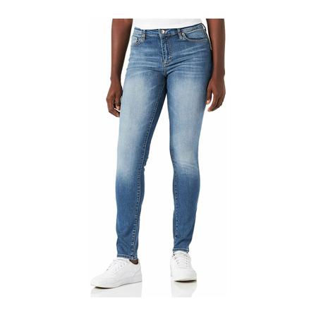 Emporio Armani, Slim-fit Jeans Blauw, Dames, Maat:W27
