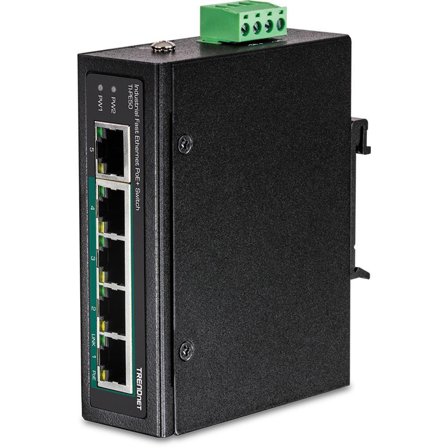 TRENDnet TI-PE50 - switch - 5 porter - ikke-styrt - TAA-samsvar