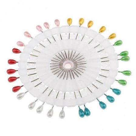 4x30 stk. Flerfargede Hijab Skjerf Nåler Skredder Synåler Vanndråpe