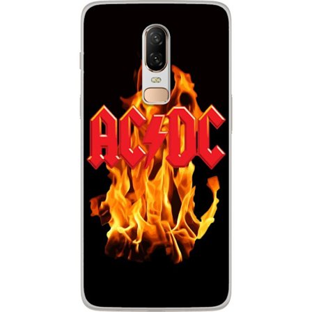 Kompatibelt Mobilskal till OnePlus OnePlus 6 AC DC Elektrisk Rockband Musik