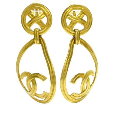 Chanel Vintage - Vintage Smycken - Gul - Dam - Storlek: One Size, Dam, Storlek: ONE SIZE