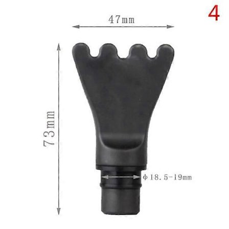 Universellt Fascia Gun Ersättningsmassagepistolhuvud Silikon Massagehuvud Set Hälsa Massagepistol Muskel Kropp Avslappning Fascia