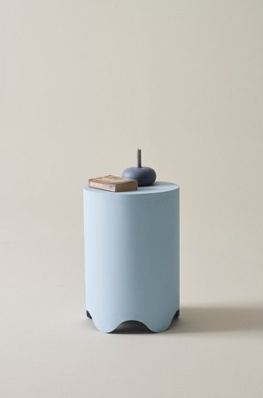 Jotex - Sidebord, Diameter 38 Cm Lys blå - BOOM - Kjøp Sidebord & småbord hos Jotex