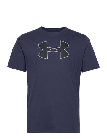 Ua Big Logo Ss T-shirt Blå Under Armour