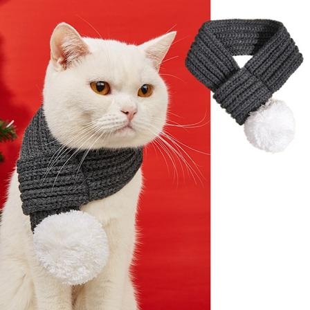 Bibs Sjal, Vaskbar Reversibel Justerbar Trekant Hund Sjal Sløyfe for Kjæledyr og Katter gray M
