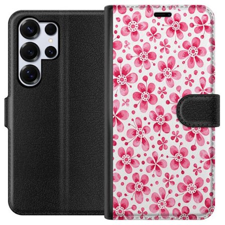 Kompatibelt Lommeboketui til Samsung Galaxy S25 Ultra Azure Flora