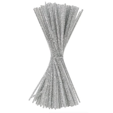 PLAYBOX Piprensare glitter 30cm silver 100/fp - Lyreco - Skola och förskola - Hobbymaterial - Piprensare